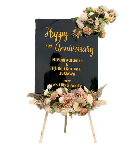 Papan Bunga Akrilik Kesugihan