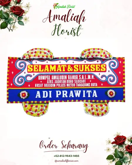 Papan Bunga Ucapan Selamat Kesugihan